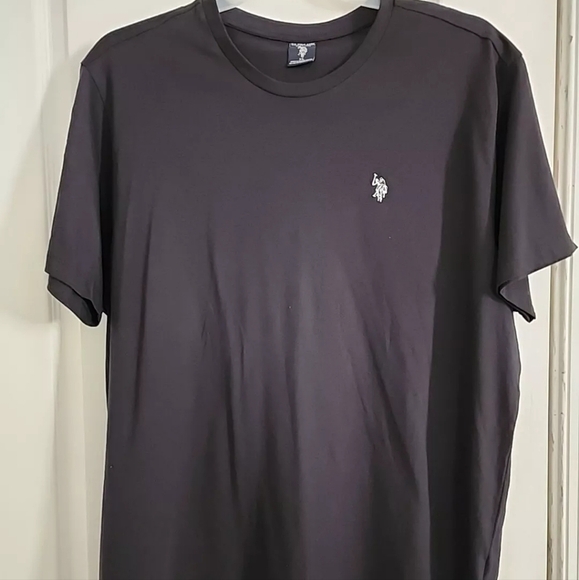 NWT US Polo Assn. Comfy Black Short Sleeve T-Shirt - Picture 1 of 2